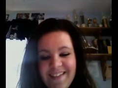 Fat teen on webcam